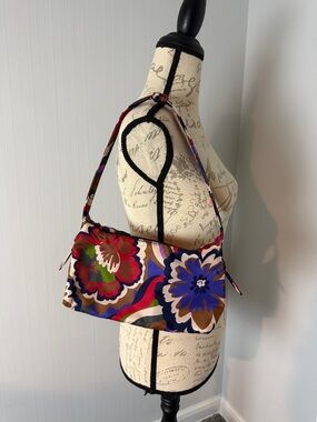 Vera Bradley Floral Multicolor Shoulder Bag in Bossanova Bold theme